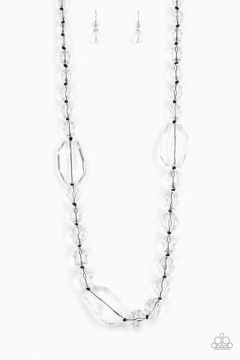 Paparazzi - Malibu Masterpiece - White Necklace