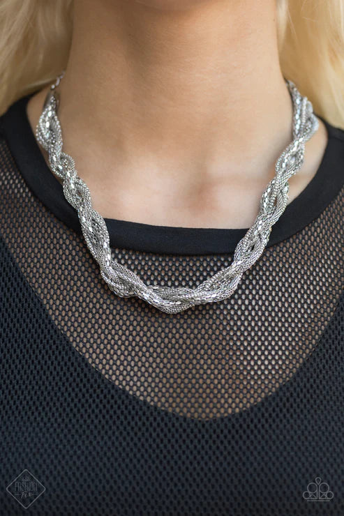 Paparazzi - Marvel At Me - Silver Necklace