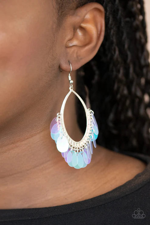 Paparazzi - Mermaid Magic - Multi Earrings