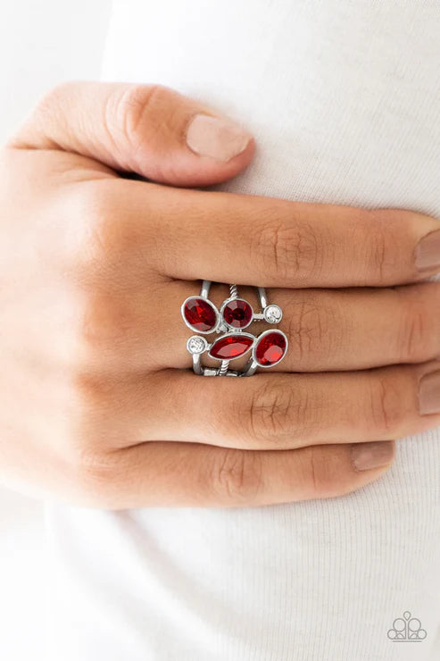 Paparazzi - Metro Mingle - Red Ring
