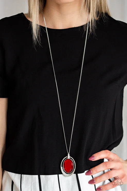 Paparazzi - Metro Must-Have - Red Necklace
