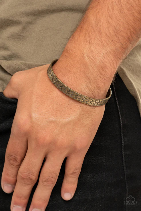 Paparazzi - Mind Games - Brass Bracelet