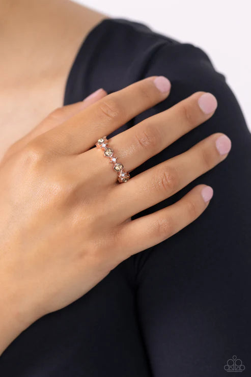 Paparazzi - Modestly Modern - Copper Ring
