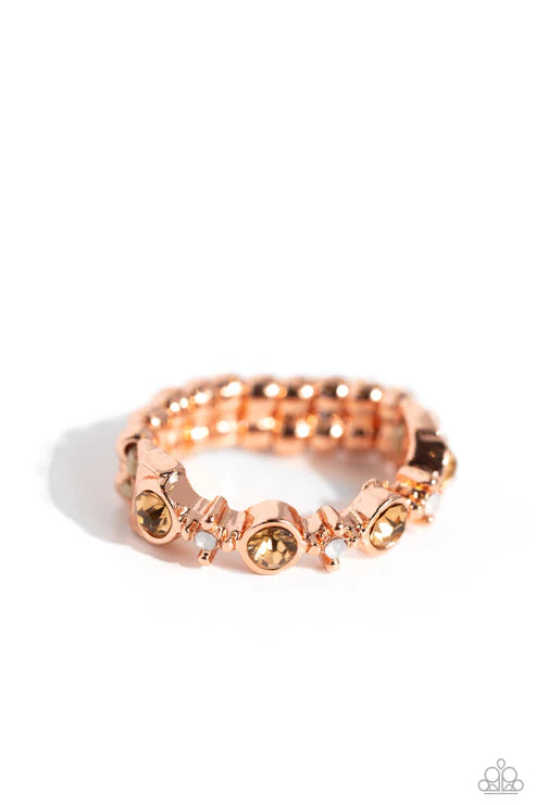 Paparazzi - Modestly Modern - Copper Ring