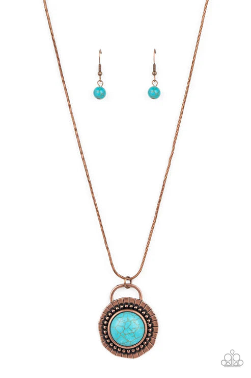 Paparazzi - New Age Nomad - Copper Necklace