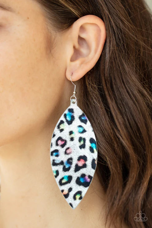 Paparazzi - Once a CHEETAH, Always a CHEETAH - Multi Earrings