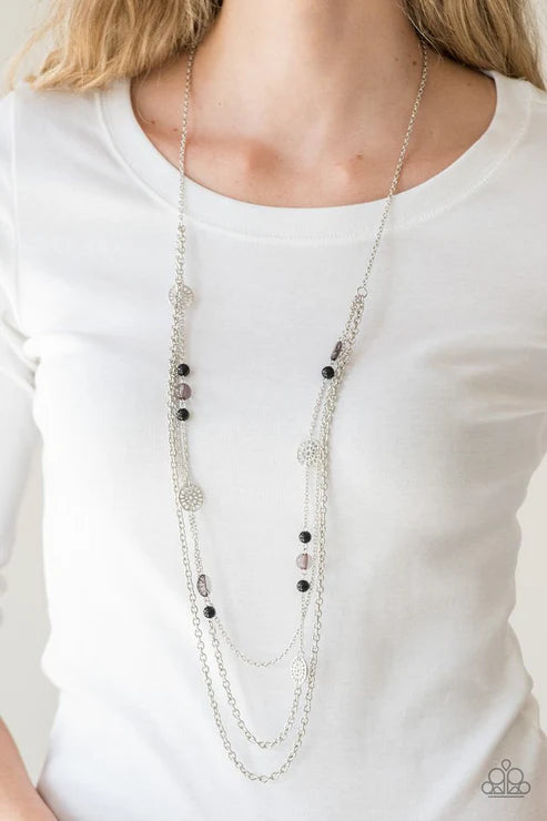 Paparazzi - Pretty Pop-tastic! - Black Necklace