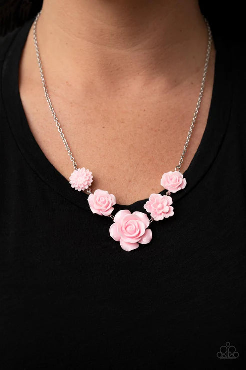 Paparazzi - PRIMROSE and Pretty - Pink Necklace