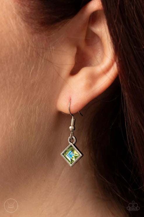 Paparazzi - Prismatic Reinforcements - Green Necklace