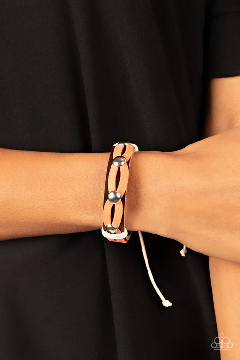 Paparazzi - Ready to Ride - Orange Bracelet
