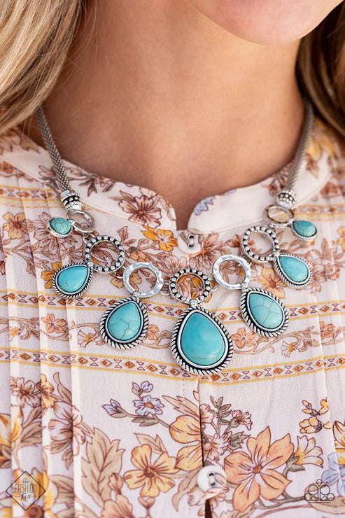 Paparazzi - Riverside Relic - Blue Necklace