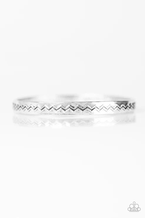 Paparazzi - Rogue Waves - Silver Bracelet