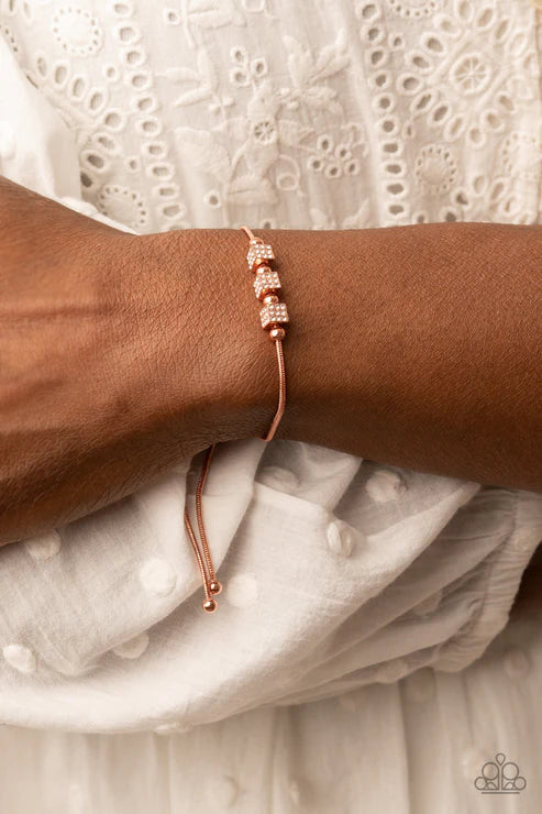 Paparazzi - Roll Out The Radiance - Copper Bracelet