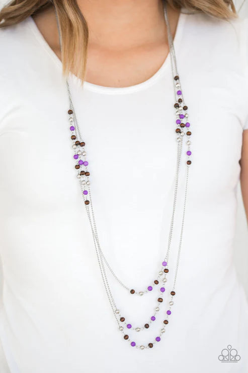 Paparazzi - Seasonal Sensation - Purple Necklace