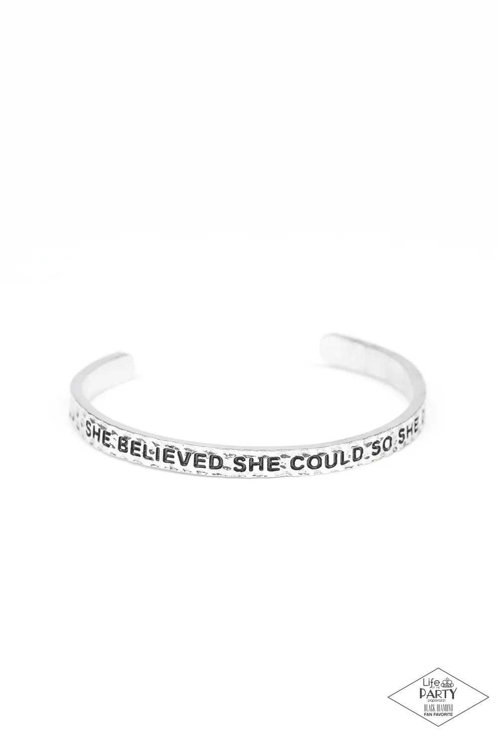 Paparazzi - She Believed She Could - Silver Bracelet