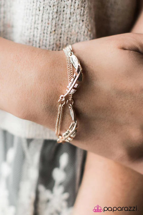 Paparazzi - Sky Soul - Rose Gold Bracelet