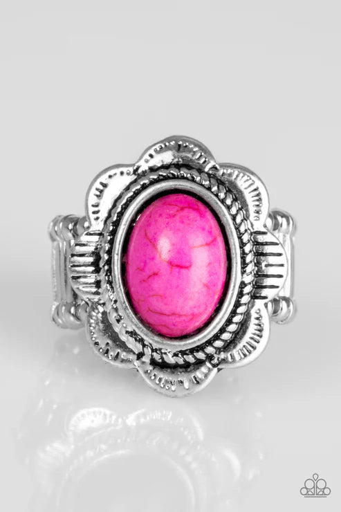 Paparazzi - Summer Paradise - Pink Ring