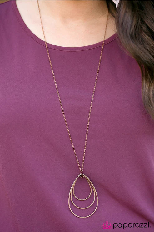 Paparazzi - Summer Storm - Copper Necklace