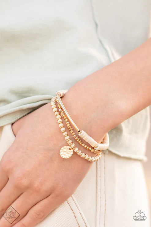 Paparazzi - Terraform Trendsetter - Gold Bracelet