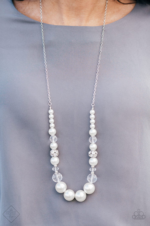 Paparazzi - The Wedding Party - White Necklace