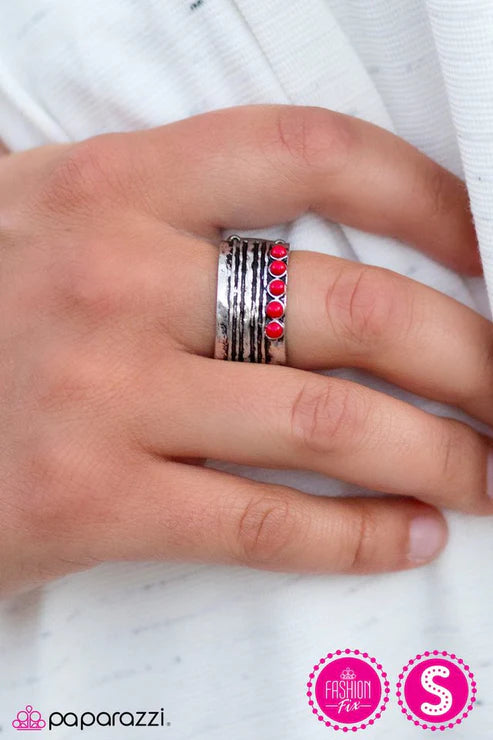 Paparazzi - This Might Take A-WILD - Red Ring