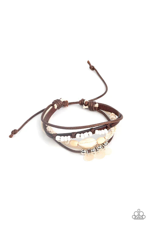 Paparazzi - Tidal Dream - White Bracelet