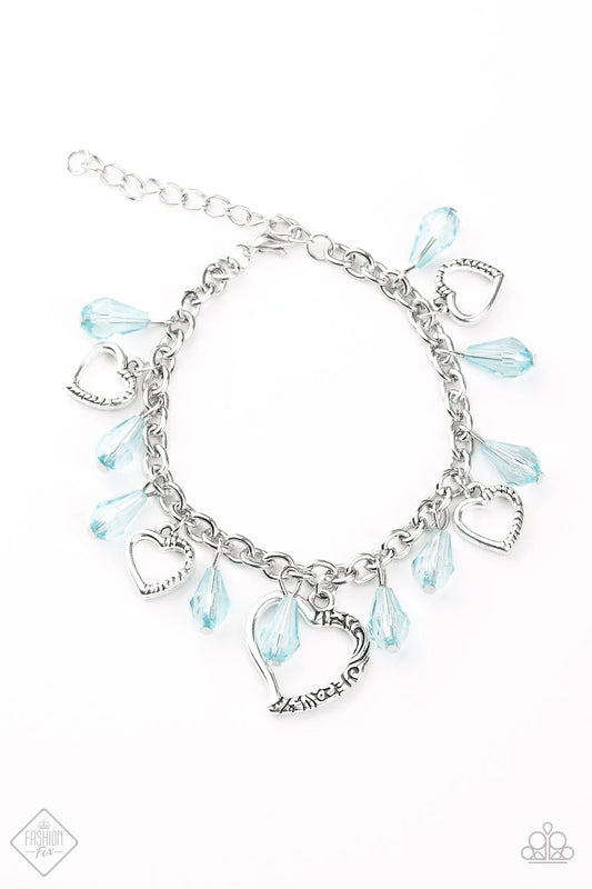 Paparazzi - Tune My Heart - Blue Bracelet